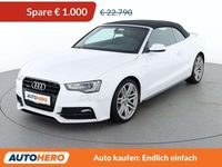 Gebraucht Audi A5 Cabriolet S-Line 190 PS (139 kW) 2016 Weiß Cabrio