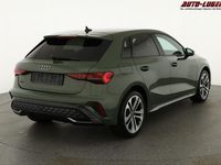 Neu Audi A3 S-Line 2026 Distrikt grün metallic Limousine
