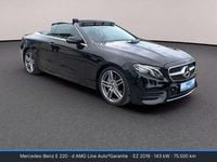 Gebraucht Mercedes E220 AMG line 194 PS (142 kW) 2019 Schwarz Cabrio