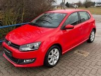 Gebraucht VW Polo Comfortline 75 PS (55 kW) 2009 Rot Kleinwagen