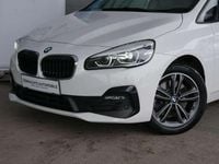Gebraucht BMW 218 Gran Tourer Sport Line 150 PS (110 kW) 2020 Weiß Van / Kleinbus