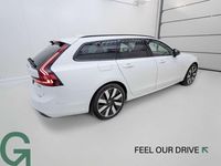 gebraucht Volvo V90 Plus T6 AWD Plug-in Hybrid Elektrisch/Benzin Dark