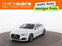 Gebraucht Audi A5 Sportback Advanced 204 PS (150 kW) 2021 Weiß Kleinwagen