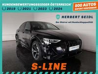 Gebraucht Audi e-tron S-Line 369 kW (503 PS) 2022 Schwarz SUV
