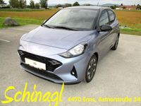 Gebraucht Hyundai i10 GO! 63 PS (46 kW) 2023 Meta blue pearl / schwarz Kleinwagen