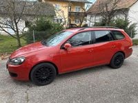 Gebraucht VW Golf VI Comfortline 122 PS (89 kW) 2009 Rot Kleinwagen