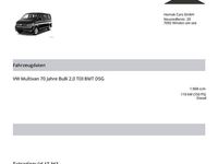 gebraucht VW Multivan 70 Jahre Bulli Edition 2,0 TDI DSG*MwSt*