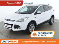 Gebraucht Ford Kuga Titanium 120 PS (88 kW) 2016 Weiß SUV