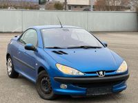 gebraucht Peugeot 206 CC*1.6*Klima*Cabrio-Fahrbereit*Export*Bastler*