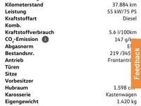 gebraucht VW Caddy CaddyKombi 1,6 TDI DPF