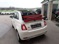 gebraucht Fiat 500C Sondermodell Lounge mit rotem Dach und leg