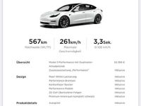 gebraucht Tesla Model 3 Performance Facelift | 82Kwh Akku NEU | Garantie