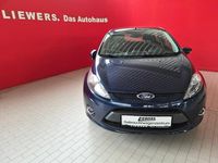 Gebraucht Ford Fiesta Trend 60 PS (44 kW) 2011 Mittelblau  normal Limousine