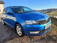 Gebraucht Skoda Rapid Ambition 86 PS (63 kW) 2015 Blau Kleinwagen