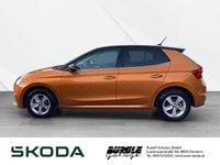 Gebraucht Skoda Fabia Style 95 PS (69 kW) 2022 Mittelorange  metallic Kleinwagen
