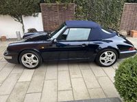 Gebraucht Porsche 911 Carrera 4 Cabriolet 250 PS (183 kW) 1992 Blau Cabrio