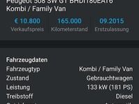 Gebraucht Peugeot 508 SW GT 181 PS (133 kW) 2015 Kombi