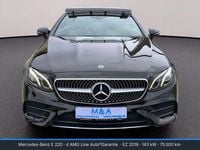 Gebraucht Mercedes E220 AMG line 194 PS (142 kW) 2019 Schwarz Cabrio