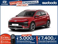 Neu Hyundai Bayon GO! 101 PS (74 kW) 2025 Dragon red  rot SUV