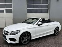 Gebraucht Mercedes C180 AMG line 156 PS (114 kW) 2018 Weiß Cabrio