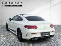 gebraucht Mercedes C200 4MATIC Coupé AMG Pano Night Distr Mbeam