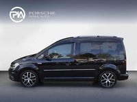 Gebraucht VW Caddy Highline 150 PS (110 kW) 2016 Schwarz  metallicperleffektno Van / Kleinbus