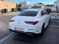 Gebraucht Mercedes CLA200 AMG line 150 PS (110 kW) 2020 Weiß Coupé