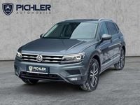 Gebraucht VW Tiguan Allspace Highline 200 PS (147 kW) 2021 Dunkelgrau  metallic SUV