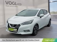Gebraucht Nissan Micra Acenta 92 PS (67 kW) 2022 Weiß Kleinwagen