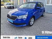 Gebraucht Skoda Fabia 60 PS (44 kW) 2021 Blau Kleinwagen