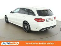 Gebraucht Mercedes C220 AMG line 194 PS (142 kW) 2018 Weiß Kombi