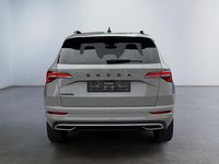 gebraucht Skoda Karoq 1,5 TSI DSG Sportline 2ZKlima Canton Anhängerkupplung Totewinkel Assistent 2 x Einparkhilfe Kamera 19 Zoll Felgen adaptiver Tempomat 4x Sitzheizung 5J Garantie