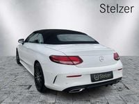 Gebraucht Mercedes C220 AMG 194 PS (142 kW) 2019 Weiß Cabrio