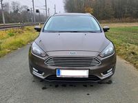 Gebraucht Ford Focus Titanium 125 PS (91 kW) 2018 Braun Kombi