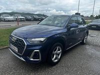 Gebraucht Audi Q5 S-Line 286 PS (210 kW) 2024 Mittelblau  metallic SUV