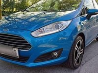 Gebraucht Ford Fiesta Titanium 75 PS (55 kW) 2012 Blau Kleinwagen