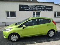 Gebraucht Ford Fiesta Trend 60 PS (44 kW) 2010 Grün Kleinwagen