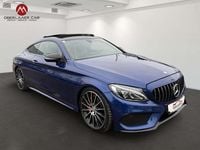 Gebraucht Mercedes C220 AMG line 163 PS (119 kW) 2017 Blau Coupé