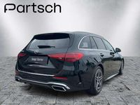 gebraucht Mercedes C220 d T-Modell AMG-Line SpurW KeyLess Leder