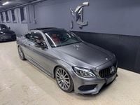 gebraucht Mercedes C220 C220d AMG-LINE`C43 LOOK`LEDER`PANO`NAVI`AMBIENTE