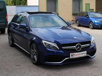 gebraucht Mercedes C63 AMG AMG S T Aut.| 423,- mtl. | Panorama | Navi | Kamera
