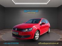 Gebraucht VW Polo Comfortline 69 PS (50 kW) 2009 Rot Kleinwagen