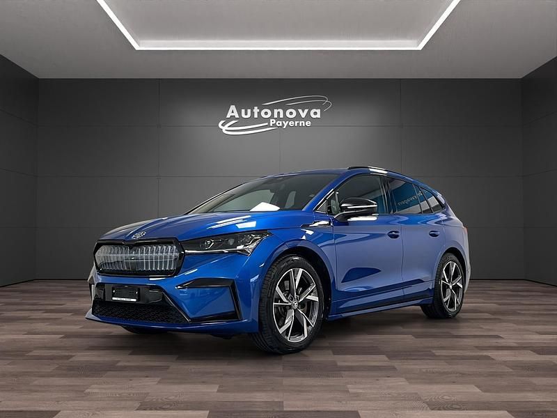 Blau Gebraucht 2023 Skoda Enyaq iV SportLine SUV | CHF 36’500 (Fairer Preis) - Bild 1/3