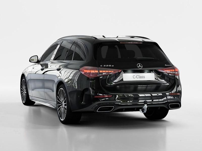 Neu Mercedes C220 AMG line 197 PS (144 kW) 2025 Schwarz Kombi