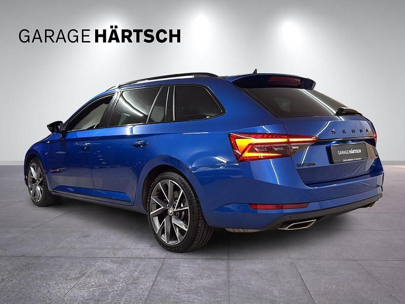 Gebraucht Skoda Superb SportLine 280 PS (205 kW) 2021 Blau Kombi