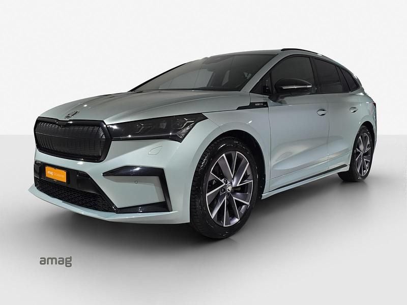 Arctic silber, metallic Gebraucht 2021 Skoda Enyaq iV SportLine SUV | CHF 27’700 (Fairer Preis) - Bild 1/4
