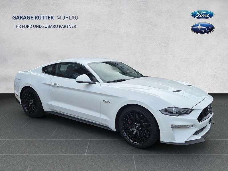 Gebraucht Ford Mustang GT 450 PS (330 kW) 2018 Weiss Coupé