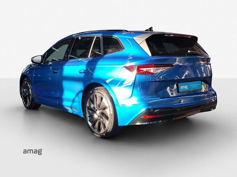 Gebraucht Skoda Enyaq iV SportLine 194 kW (265 PS) 2021 Race blau, metallic SUV
