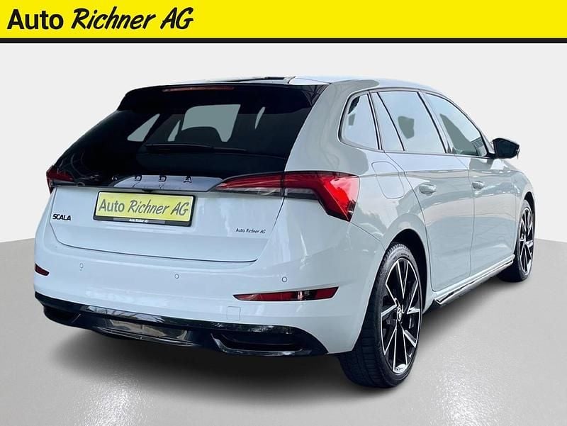 Gebraucht Skoda Scala Monte Carlo 150 PS (110 kW) 2021 Weiss Kleinwagen