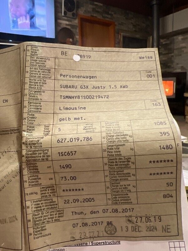 Gebraucht 2005 Subaru Justy Kleinwagen | CHF 3’980 (Fairer Preis) - Bild 1/1